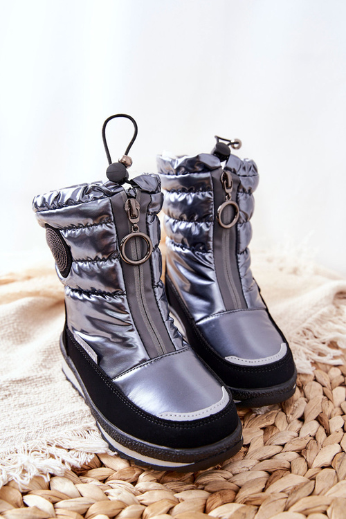 Вовняні утеплені зимові черевики Grey Lucia