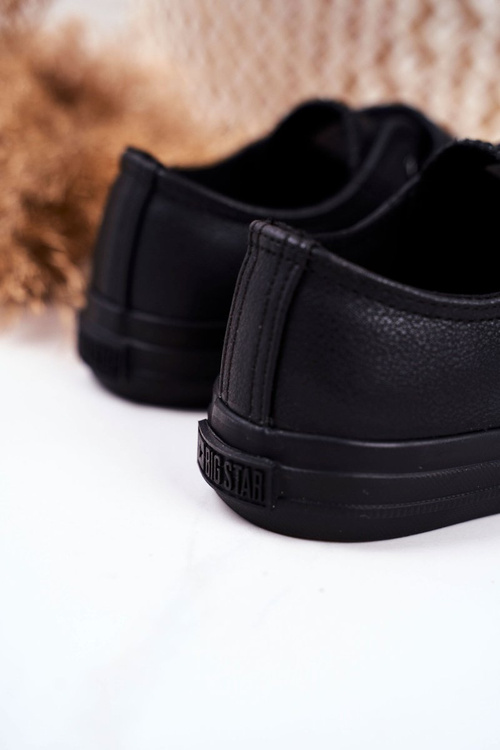 Дитяче взуття Кросівки Big Star на липучці чорні GG374009