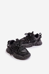 Дитячі кросівки прикрашені паєтками Чорна Ліатома