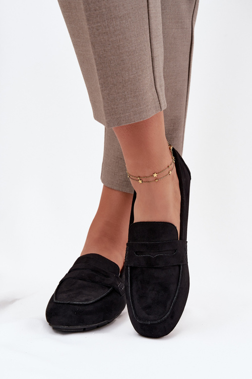 Лофери Мокасини Жіночі Плоскі Чорні Soreline