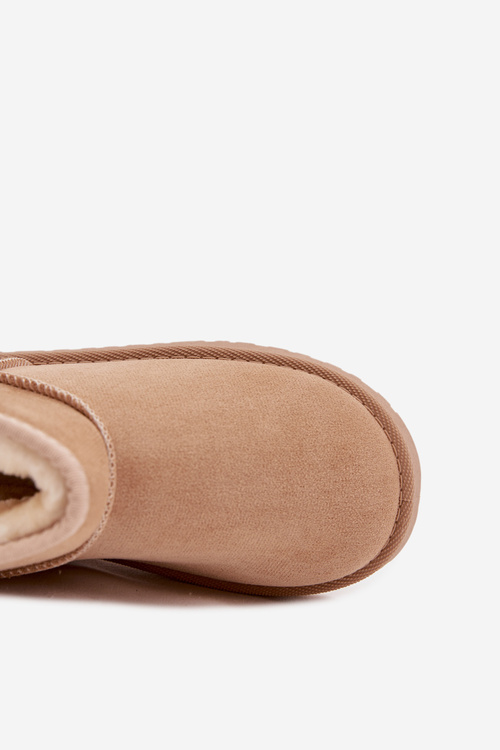 Дитячі зимові черевики з хутром Бежеві Mireya