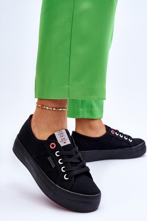 Жіночі кросівки на платформі Cross Jeans LL2R4039 Чорні