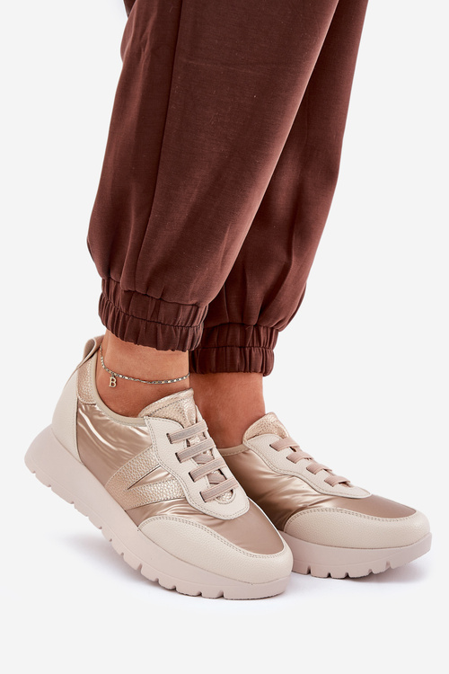 Жіноче Спортивне Взуття На Платформі Vinceza 58510 Золоті