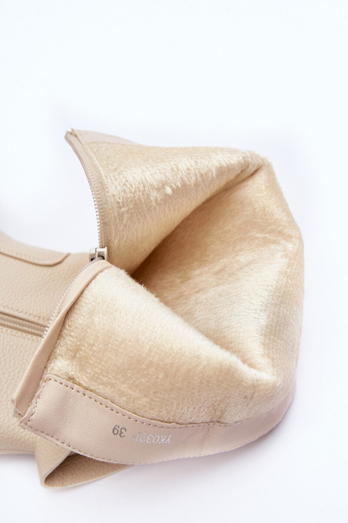 Жіночі бутлеги світло-бежеві лізами