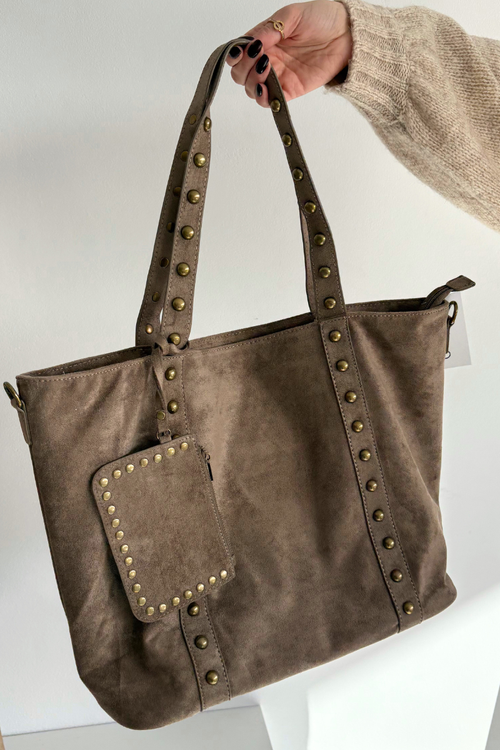 Жіноча сумка з оздобленням Бежевий Kynelle