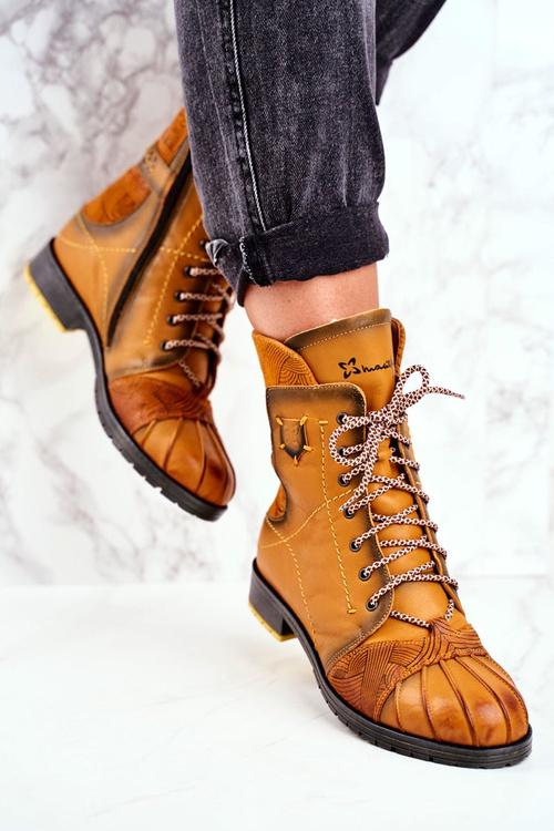 Чоботи жіночі Maciejka Warm Leather Yellow 03961-07
