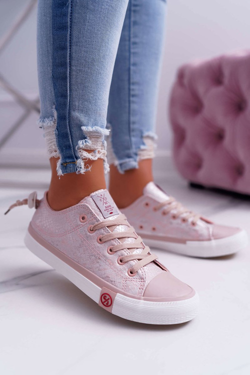 Жіночі кросівки Cross Jeans рожеві DD2R4058