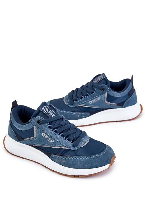 Чоловіче спортивне взуття Big Star KK174022 Темно-синій