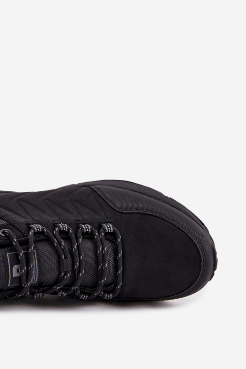 Чоловіче Спортивне Взуття для Туризму Чорне Thessira