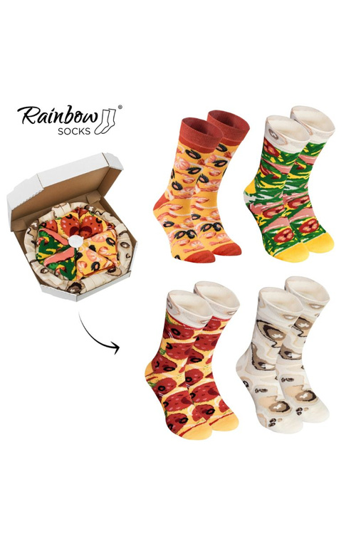 Піца Rainbow Socks 4 пари італійських морепродуктів пепероні