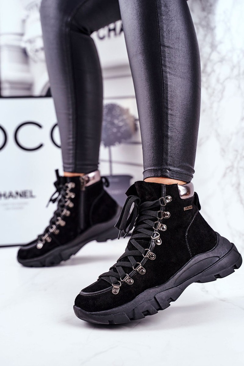 Жіноче взуття Trekker Leather Suede Big Star GG274893