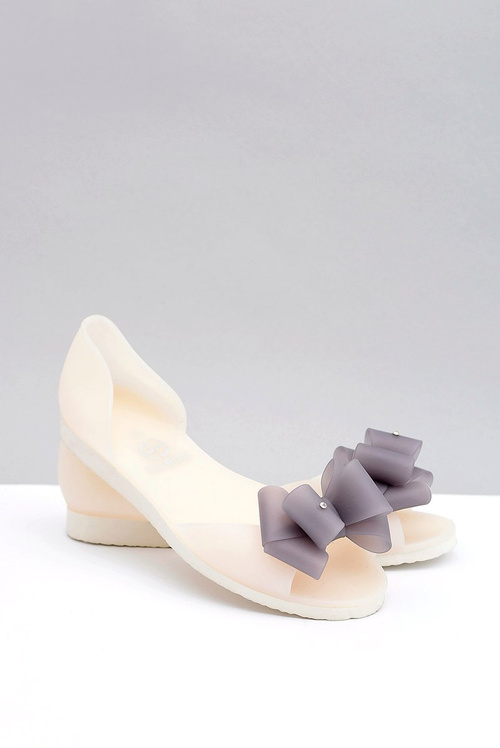 Гумові балерини Lu Boo Білі меліспідниці Coccine Candy.