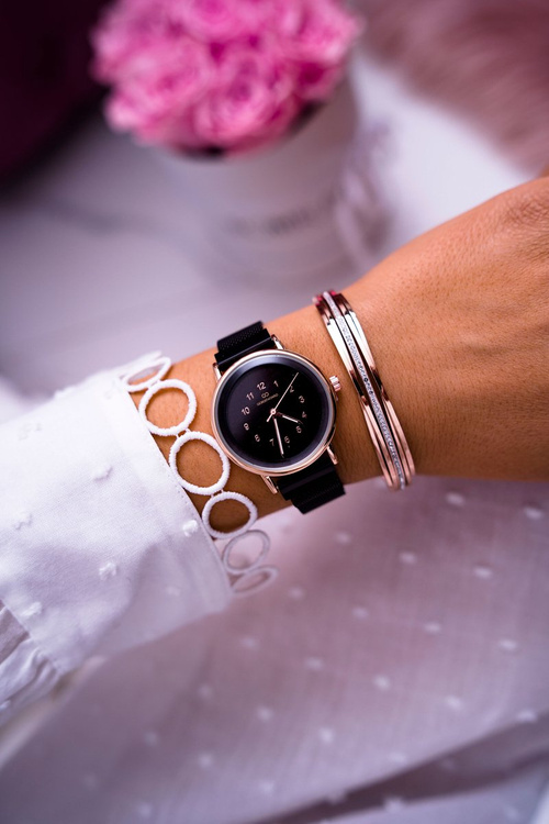 Жіночий годинник Giorgio & Dario Black Gerica