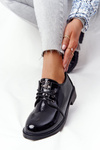 Жіночі броги Oxford Shoes S.Barski 309 Patent Black