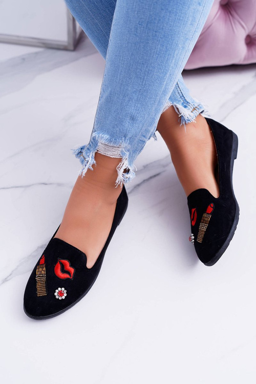 Чорна жіноча помада Ballerina Ballerinas Patches