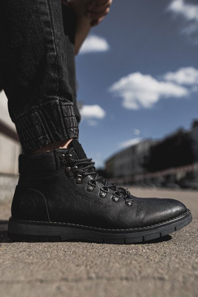 Чоловічі черевики Trappers Cross Jeans чорні EE1R4081C