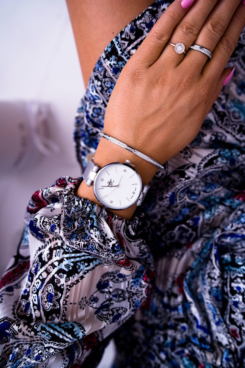 Жіночий годинник Michael John Silver Narsen