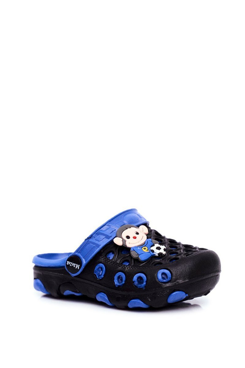 Дитяче взуття Foam Slides Black Monkey Footballer