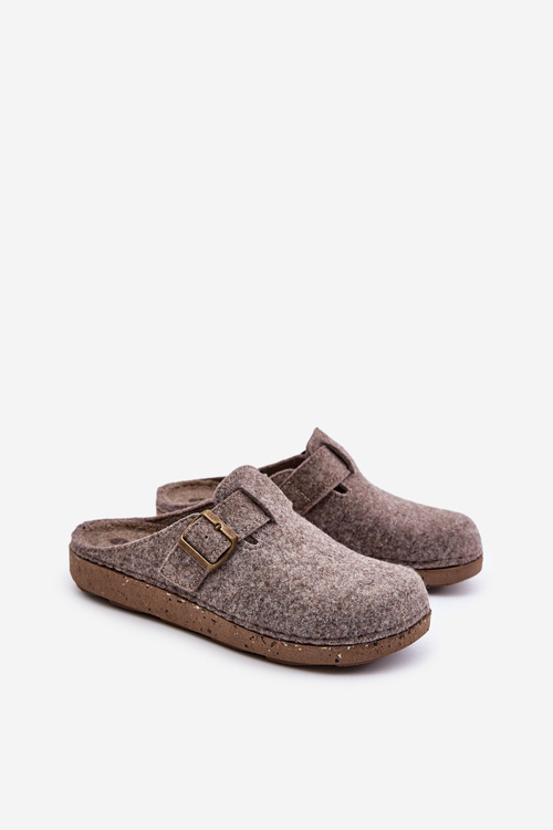 Чоловічі тапочки з пряжкою Preventive Slippers Inblu Beige MT000012