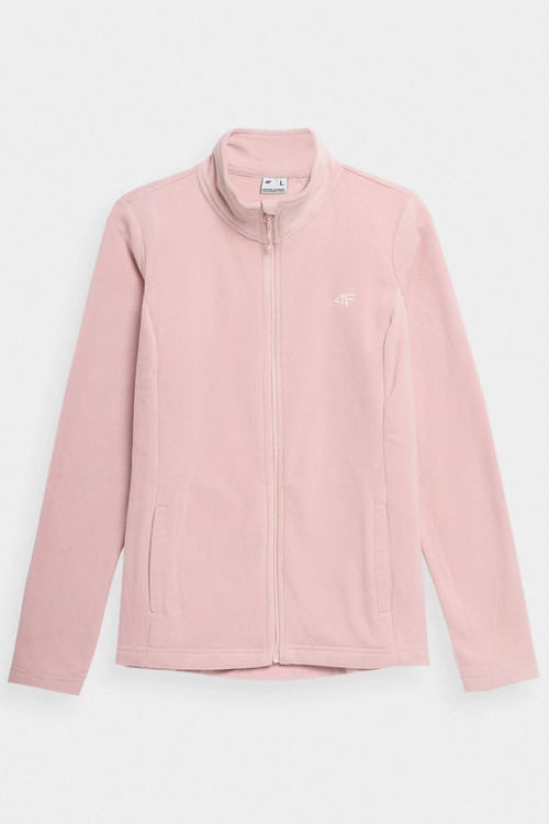 4F ФЛІС З КОМІРОМ-СТІЙКОЮ ЗВИЧАЙНИЙ ЖІНОЧИЙ РОЖЕВИЙ 4FSS23TFLEF049