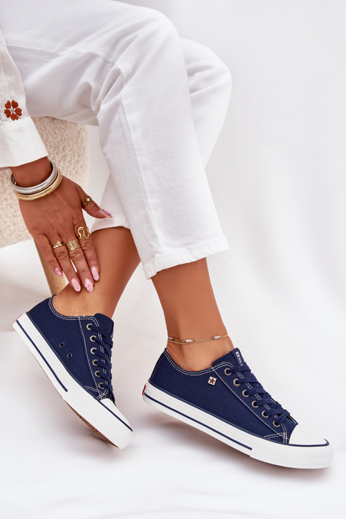 Жіночі Низькі Кросівки Big Star DD274A235 Темно-сині