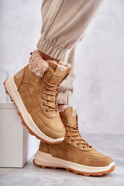 Теплі черевики Trappers Lee Cooper LCJ-22-44-1361L Бежеві
