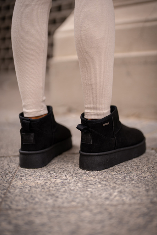 Низькі зимові черевики на платформі Big Star OO274A099 Чорні