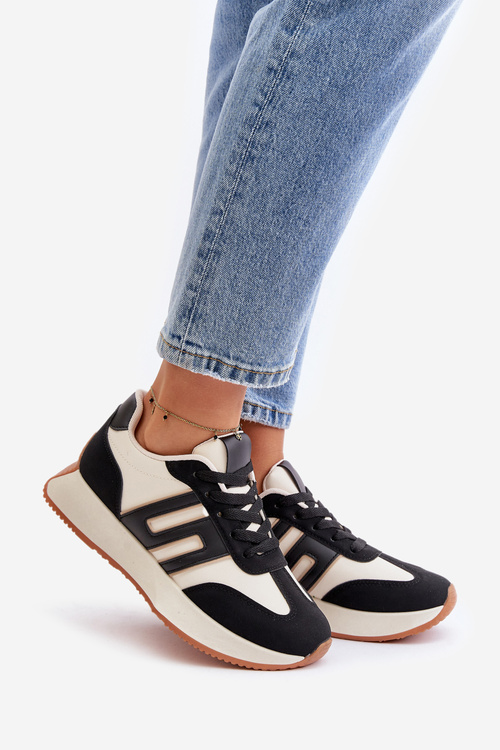 Кросівки Спортивне взуття на платформі жіночі чорні Thari