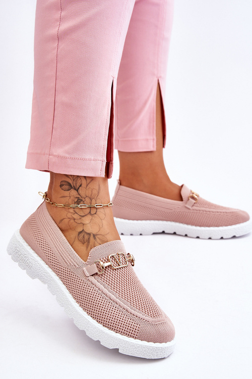 Жіночі сліпони з прикрасами Рожеві Alena