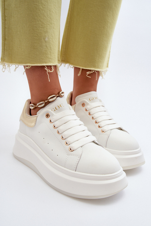 Жіночі шкіряні кросівки GOE NN2N4031 Білі