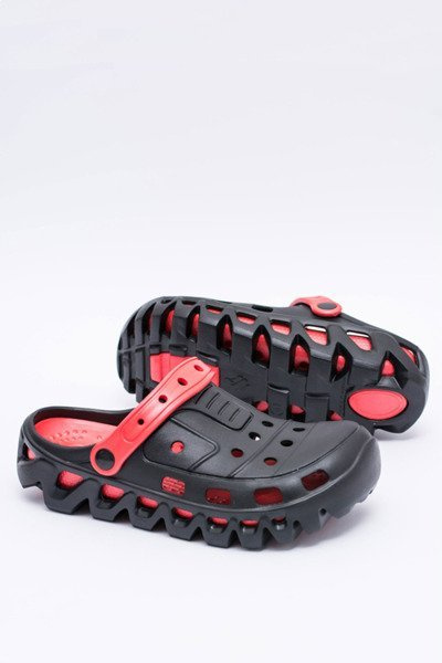 Чорні чоловічі садові легкі шльопанці Kroks Eva