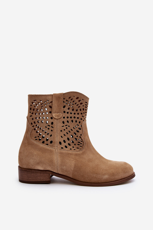 Жіночі бежеві черевики Lewski Shoes 3301/2