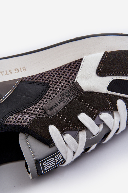 Чоловічі спортивні кросівки з системою Memory Foam Big Star NN174347 Чорні