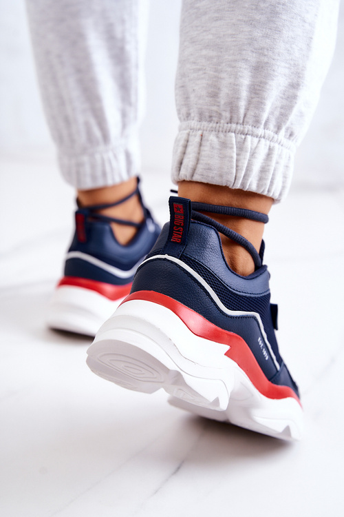 Жіноче спортивне взуття Big Star JJ274A117 Темно-синій