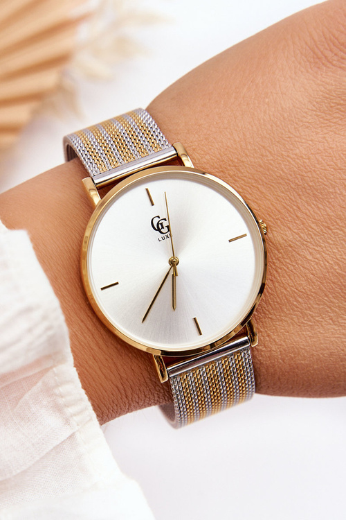 Жіночий годинник GG Luxe Silver-Gold Fiber
