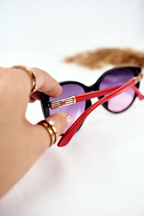 Жіночі сонцезахисні окуляри Prius PR-V69 Black Pink Gradient