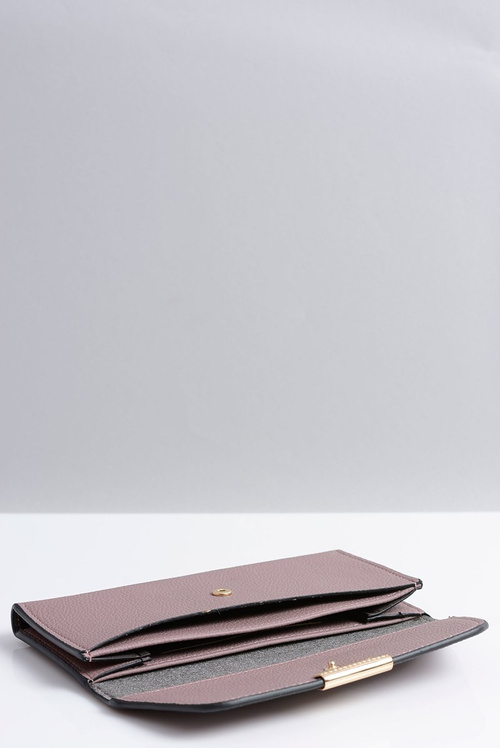 Стильний великий фіолетовий жіночий гаманець