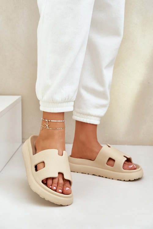 Пінні Сандалі З Вирізами Бежеві Neladith