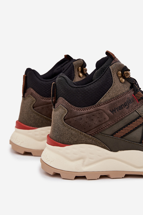 Чоловічі походні черевики WRANGLER WEST MEN MID 20253027 Темно-зелений