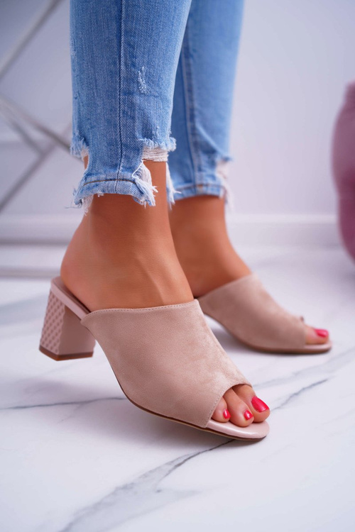 Жіночі елегантні шльопанці Sergio Leone KL315 Beige Demilo