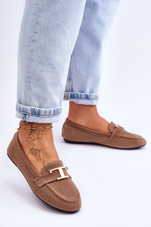 Класичні сліпони бежеві Carly