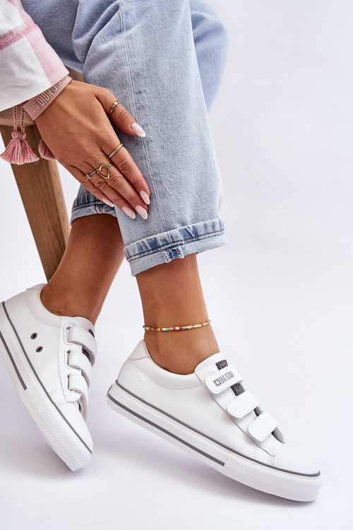 Класичні кросівки на липучці Big Star LL274A205 Білі