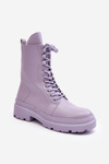 Жіночі робочі черевики Екошкіра Іран фіолетового кольору
