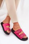 Жіночі Сандалі На Платформі З Пряжками Фуксія Simbes