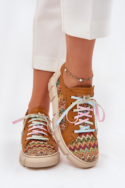 Жіночі Шкіряні Полуботинки Maciejka 05850-29 Мультicolore