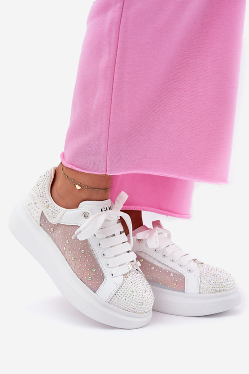 Декоровані кросівки на платформі GOE NN2N4021 чорні