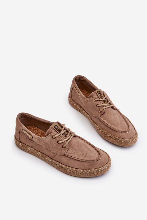 Чоловічі еспадрільї на шнурівці Big Star NN174054 Бежеві