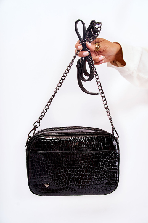 Лакована сумка GOE ZNJ022 чорна