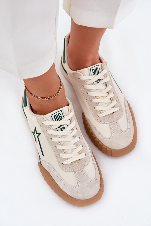 Низькі Жіночі Кросівки Big Star NN274867 Бежеві