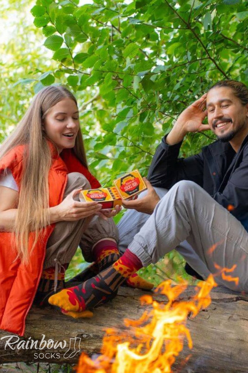 Шкарпетки MATCH BOX Сірники Rainbow Socks